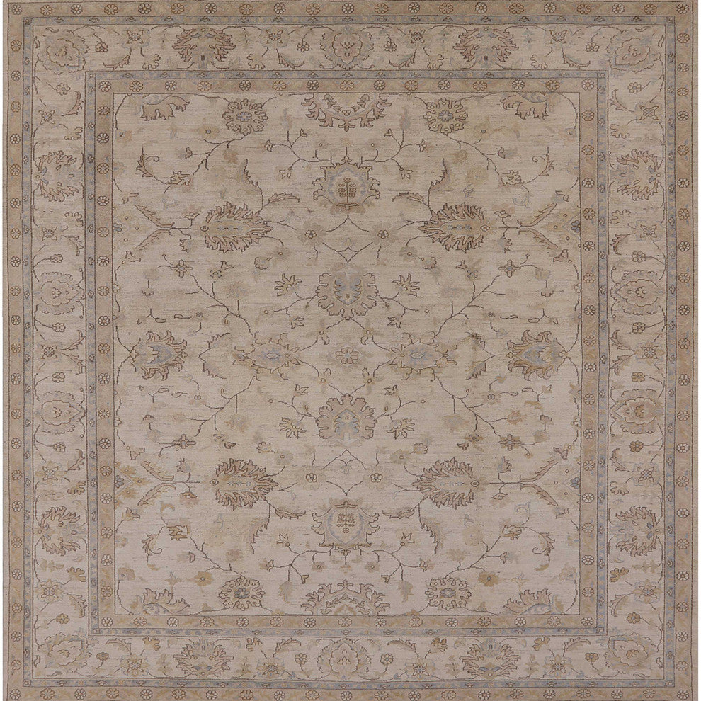 Ahgly Company Indoor Square Mid-Century Modern Area Rugs, 6' Square