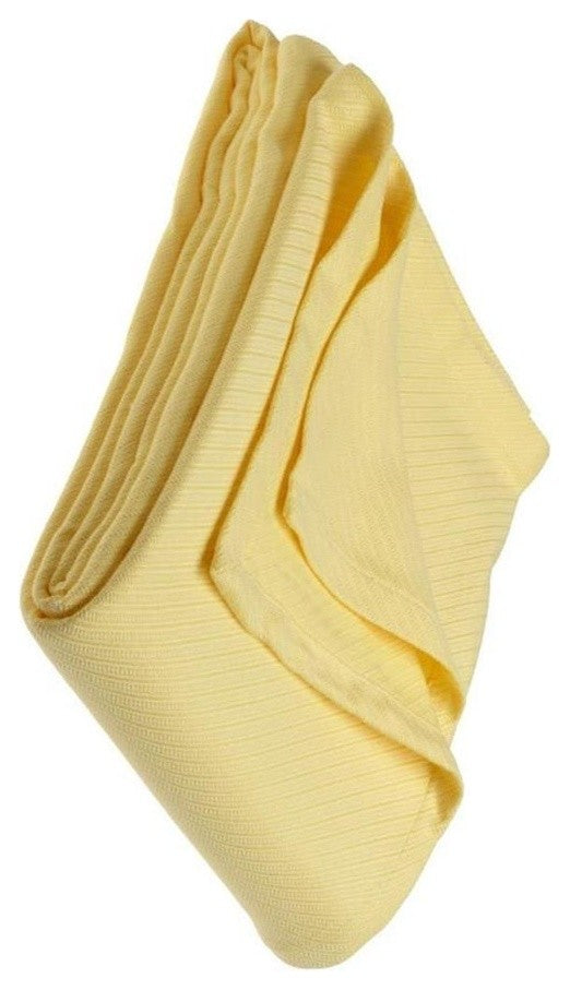 1891 Sferra Opera Full/Queen Blanket, Canary Yellow