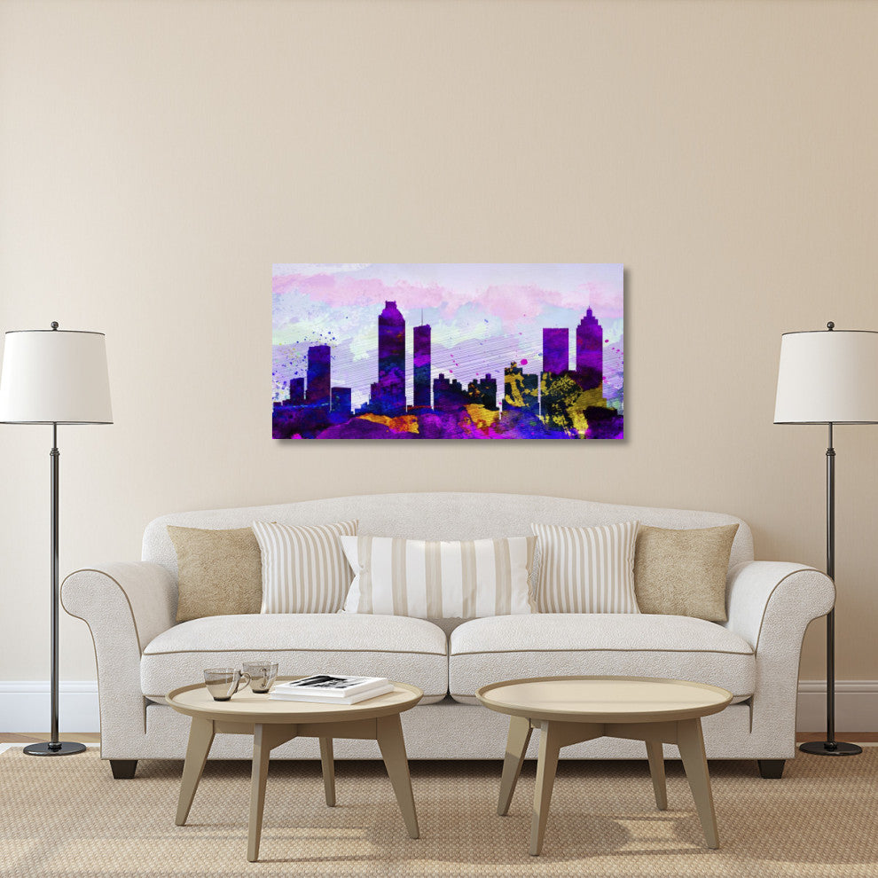 "Atlanta City Skyline" Fine Art Print