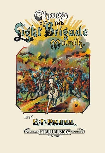 Charge of the Light Brigade: March- Gallery Wrapped Canvas Art 28" x 42"