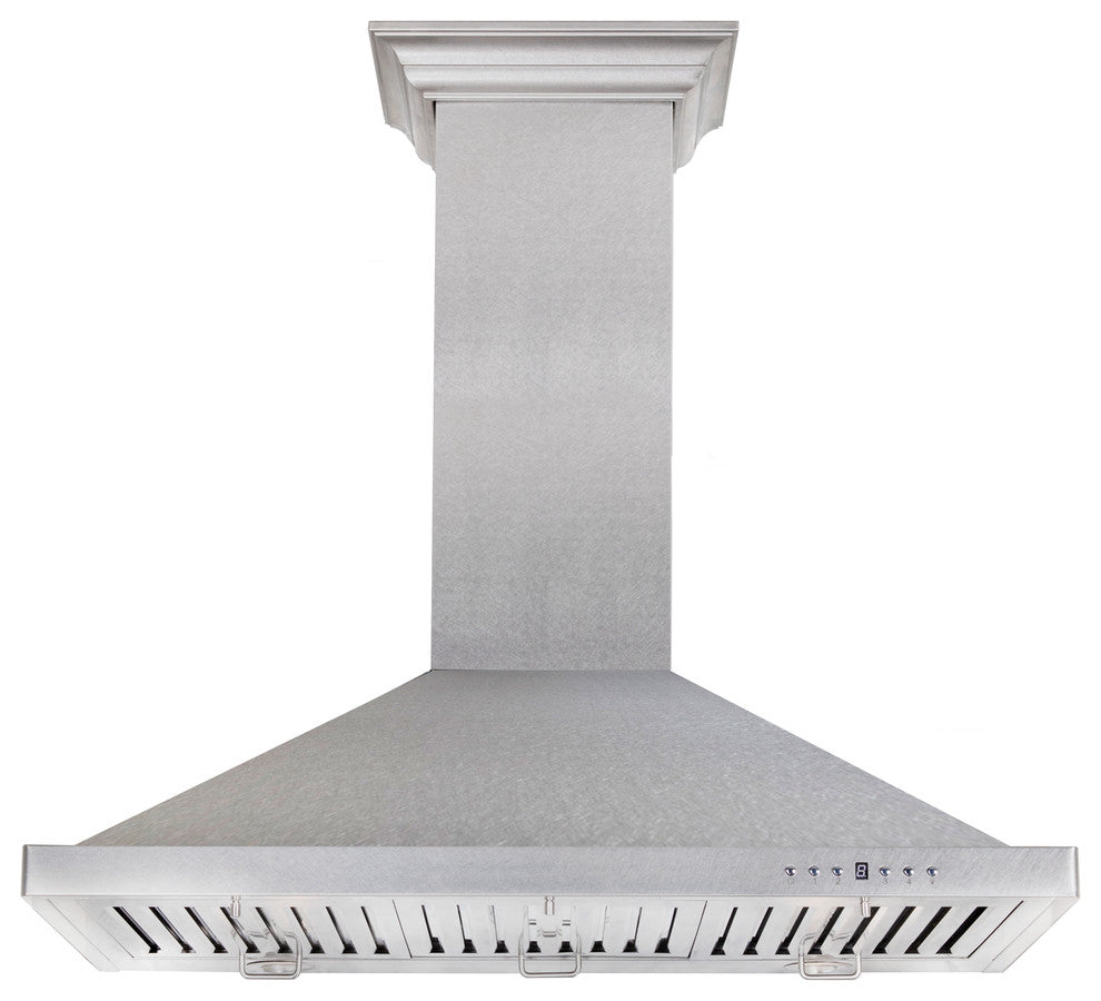 ZLINE 36" Designer Series DuraSnow Stainless Steel Wall Mount Range Hood