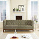 Panache Upholstered Fabric Sofa, Oatmeal