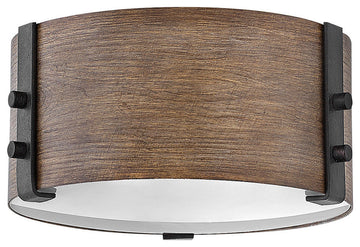 Hinkley Sawyer 2-Light Outdoor Flush Mount, Sequoia
