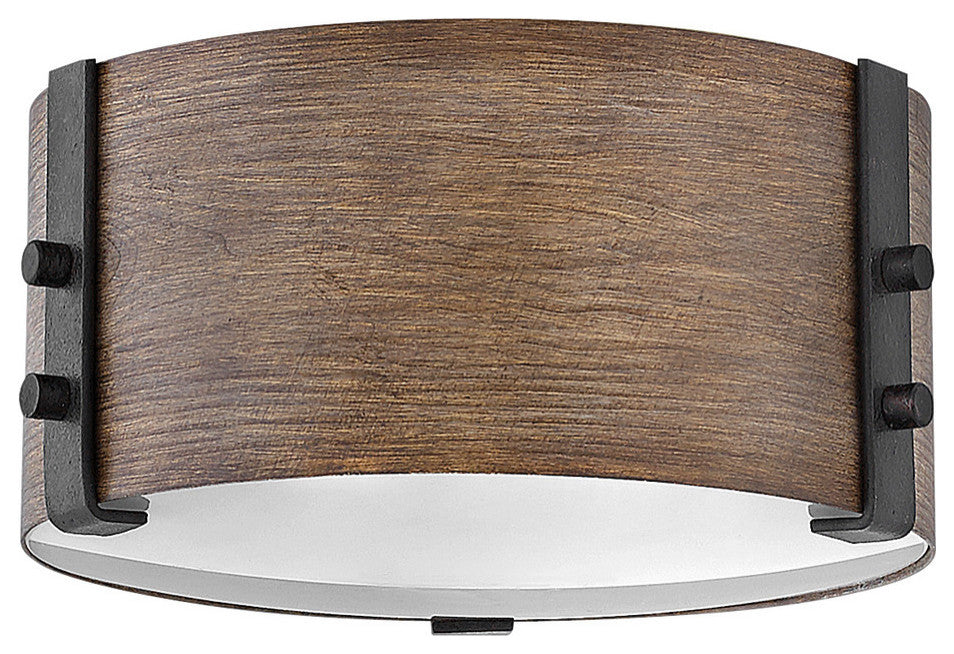 Hinkley Sawyer 2-Light Outdoor Flush Mount, Sequoia