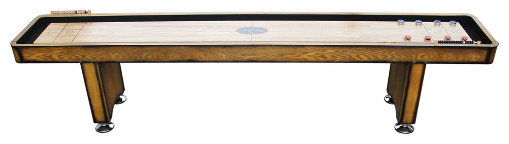 Georgetown Shuffleboard Table By Playcraft, Honey, 16'