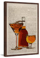 "Rum Mixology" Framed Painting Print, 20"x30"