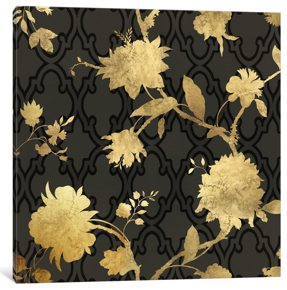"Golden Silhouette III" by Erin Lange, Canvas Print, 26"x26"