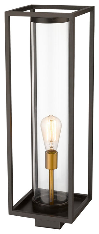 Z-Lite 584PHBS Dunbroch 26" Tall Outdoor Single Head Post Light - Deep Bronze /