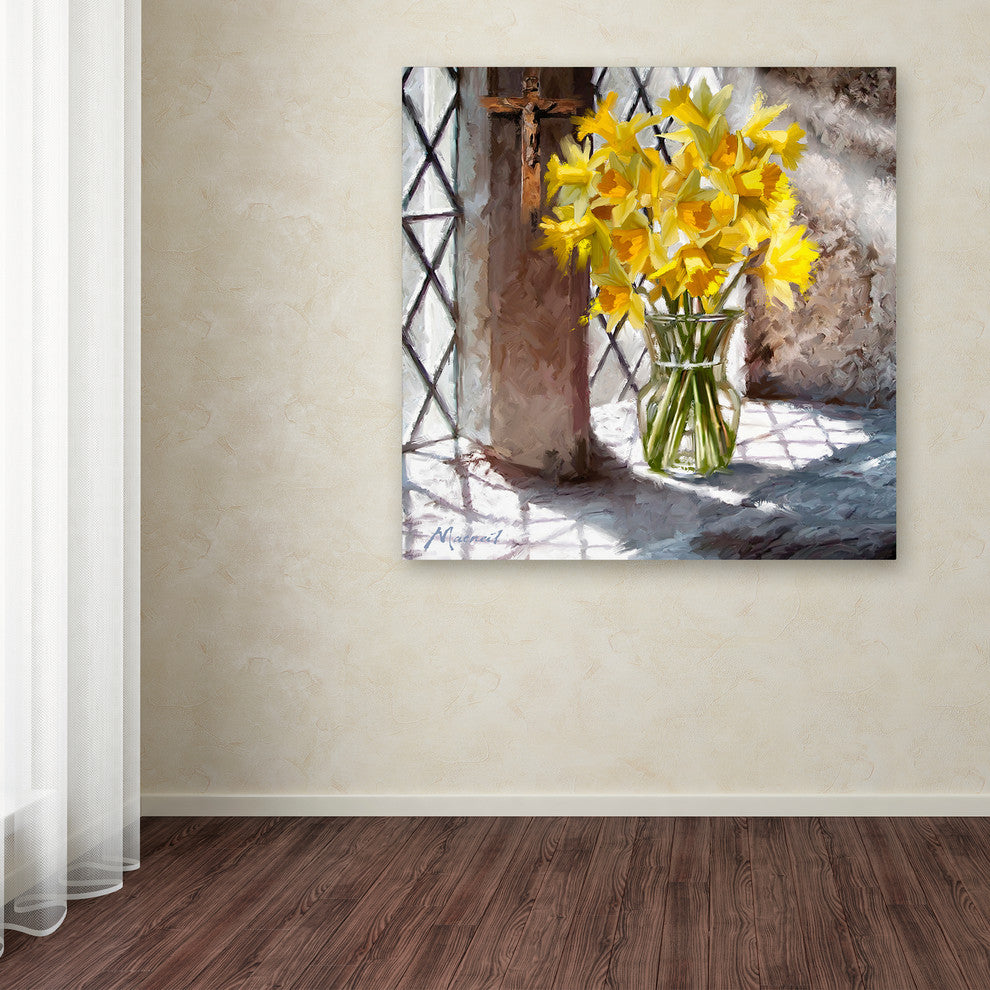 The Macneil Studio 'Church Window' Canvas Art, 14"x14"