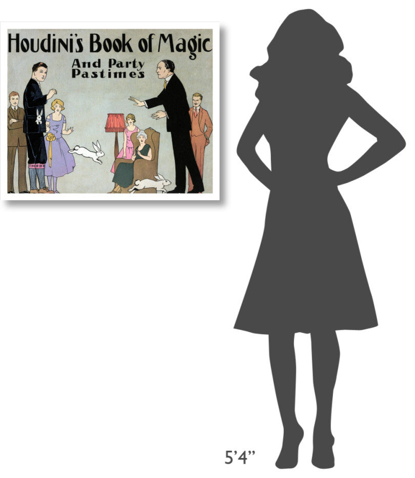 "Houdini's Book of Magic and Party Pastimes" Print by Harry Houdini, 32"x26"
