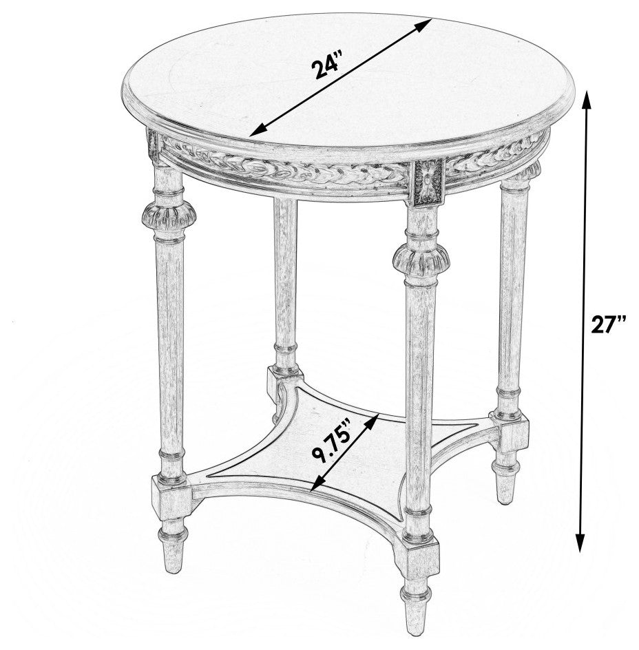 Butler Hellinger Lamp Table, Medium Brown