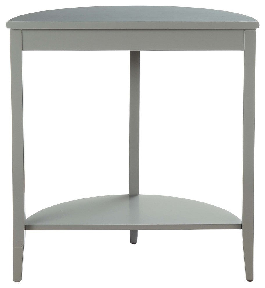 Half Moon Console Table, Gray