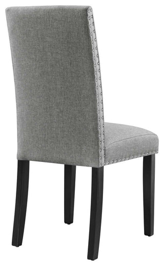 Parcel Dining Upholstered Side Chair, Light Gray