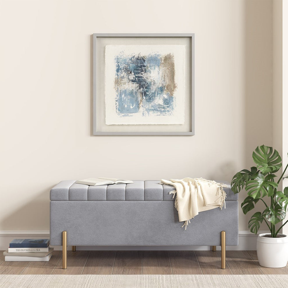 Ashlar Handpainted Abstract Rice Paper Wall Art