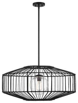 Marcy 1-Light Pendant, Matte Black
