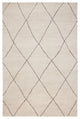 Dash & Albert Numa Charcoal Hand Knotted Wool Rug, Natural, 6' x 9'
