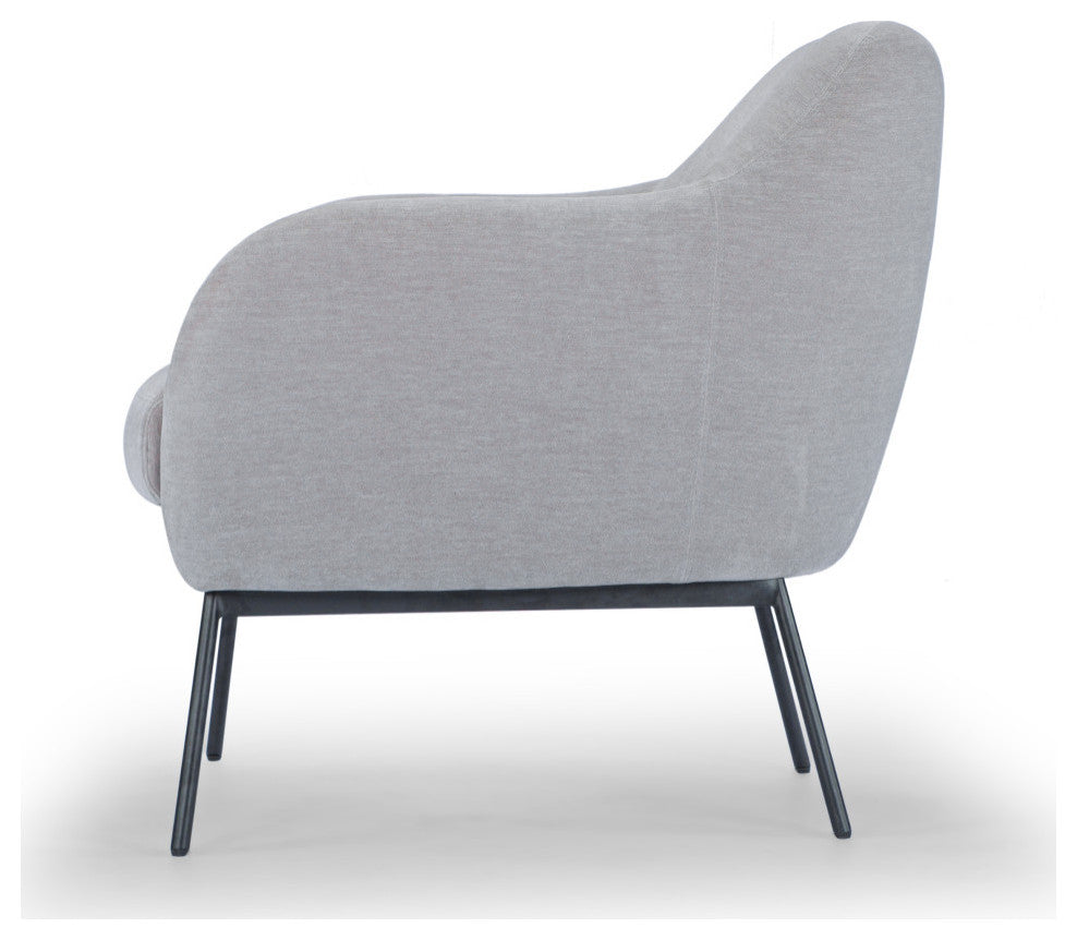 Metro, Zurich Accent Chair, Gray