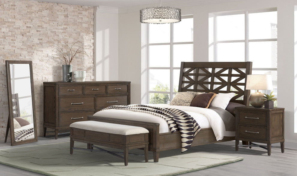 Preston 7-Drawer Dresser, Weathered Vintage Oak
