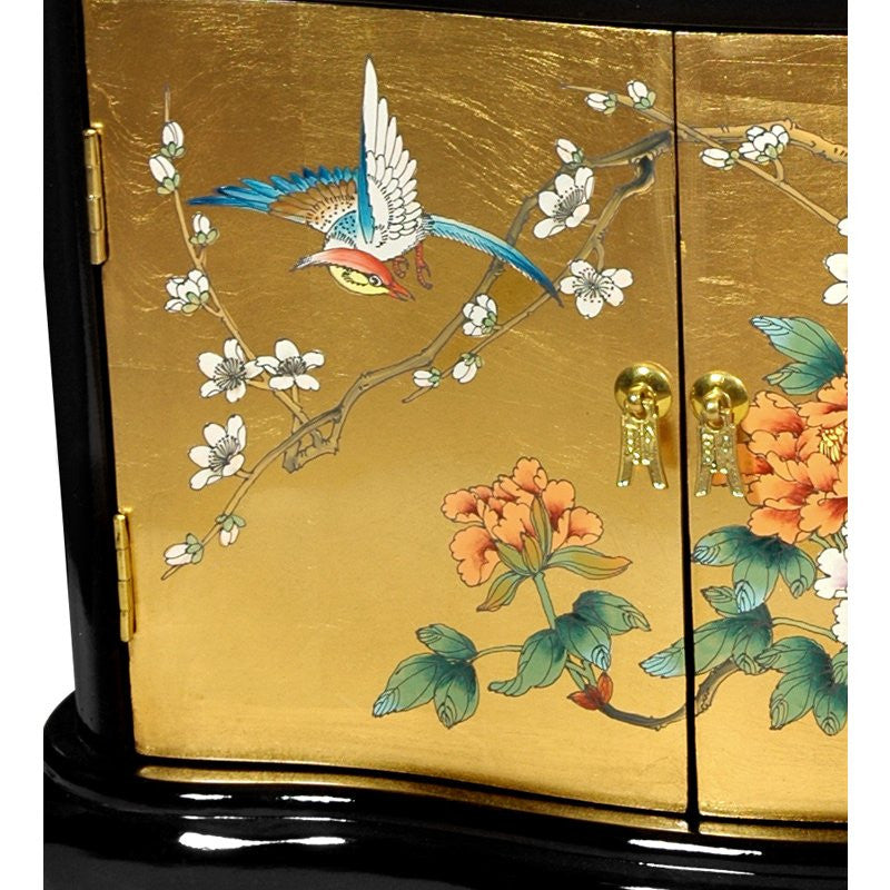 Gold Leaf End Table