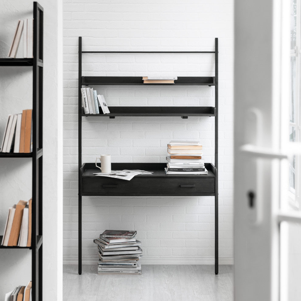 Champier Ladder Desk, Black