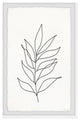 "Leaf Contour" Framed Painting Print, 30x45