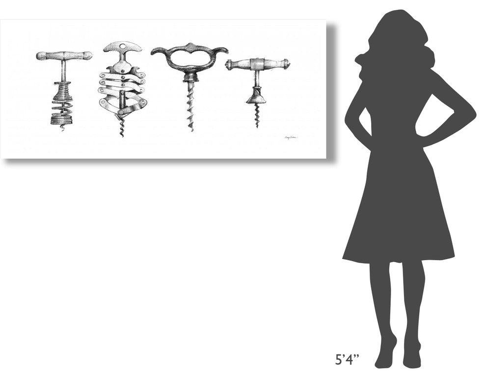 "Corkscrew Collection" Digital Paper Print by Avery Tillmon, 62"x26"