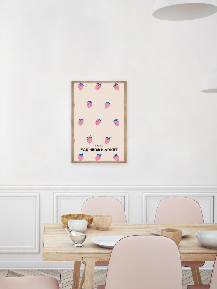 "No 05 Farmers Market" Framed Painting Print, 16x24