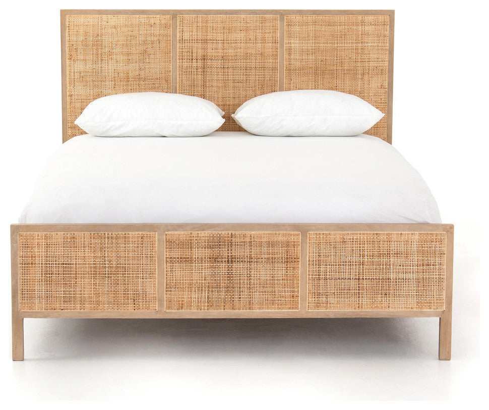 Sydney Queen Bed-Natural