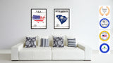 South Carolina State Flag Canvas, 13"x17"