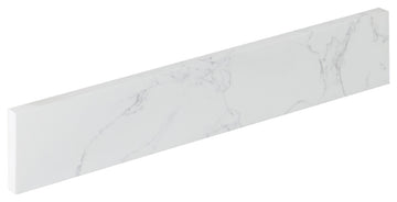 Engineered Stone Vanity Sidesplash, Grain White