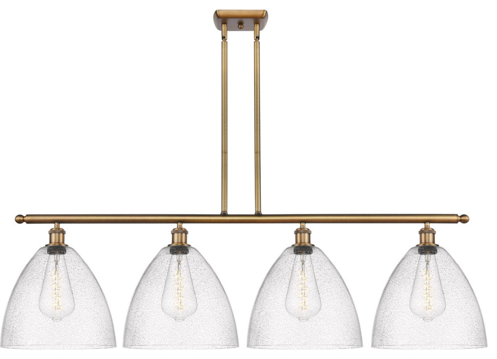 Innovations 516-4I-BB-GBD-124-LED 4 Light Island Light, Brushed Brass