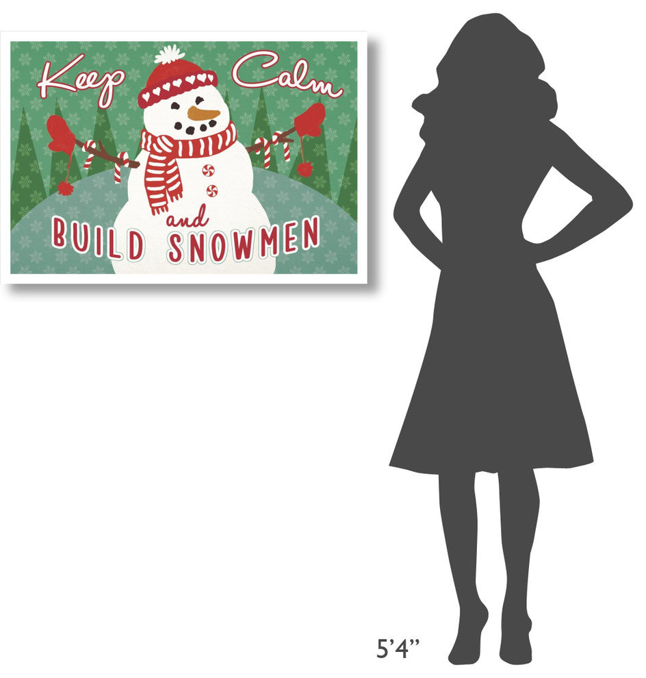 "Retro Christmas II Bright" Digital Paper Print by Janelle Penner, 38"x26"