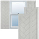 12"W True Fit PVC Single Panel Herringbone Modern Style, Hailstorm Gray, 55"H