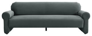 Keelee Gray 84" Velvet Sofa