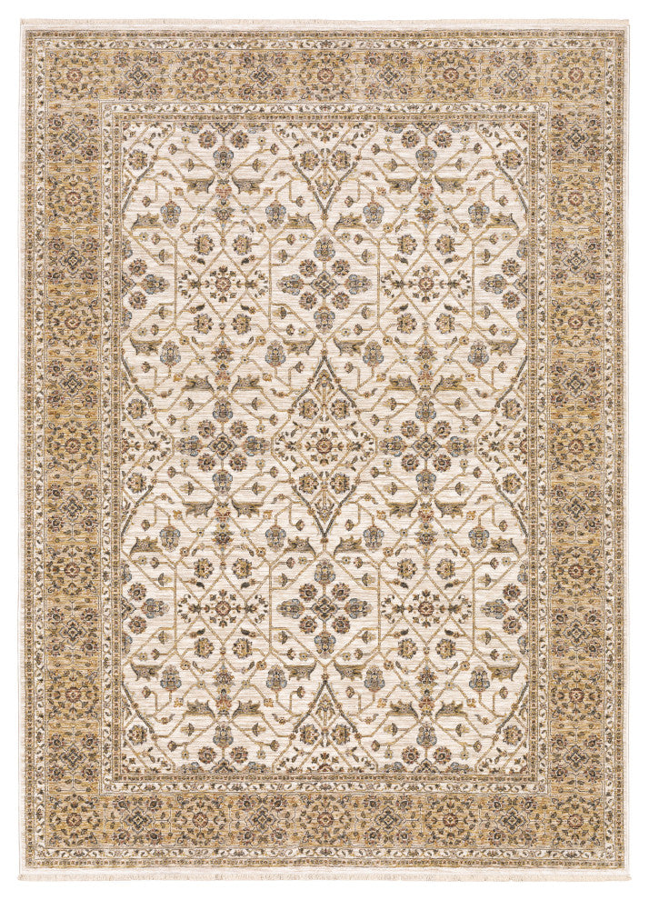 Oriental Weavers Maharaja Indoor Rug Ivory/ Gold 3'3" X 5'