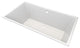 CHI White Acrylic Extra Deep Undermount Center Drain Bathtub by Valley Acrylic,