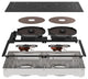 Cheftop Induction Cooktop, Portable Dual Induction Burners, 120V Digital Ceramic