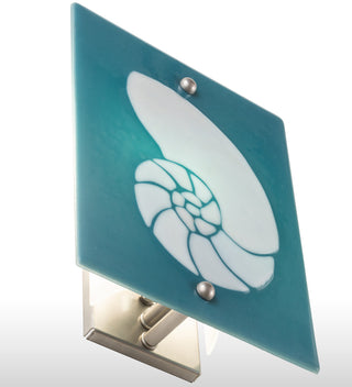 9 Wide Metro Fusion Nautilus Wall Sconce