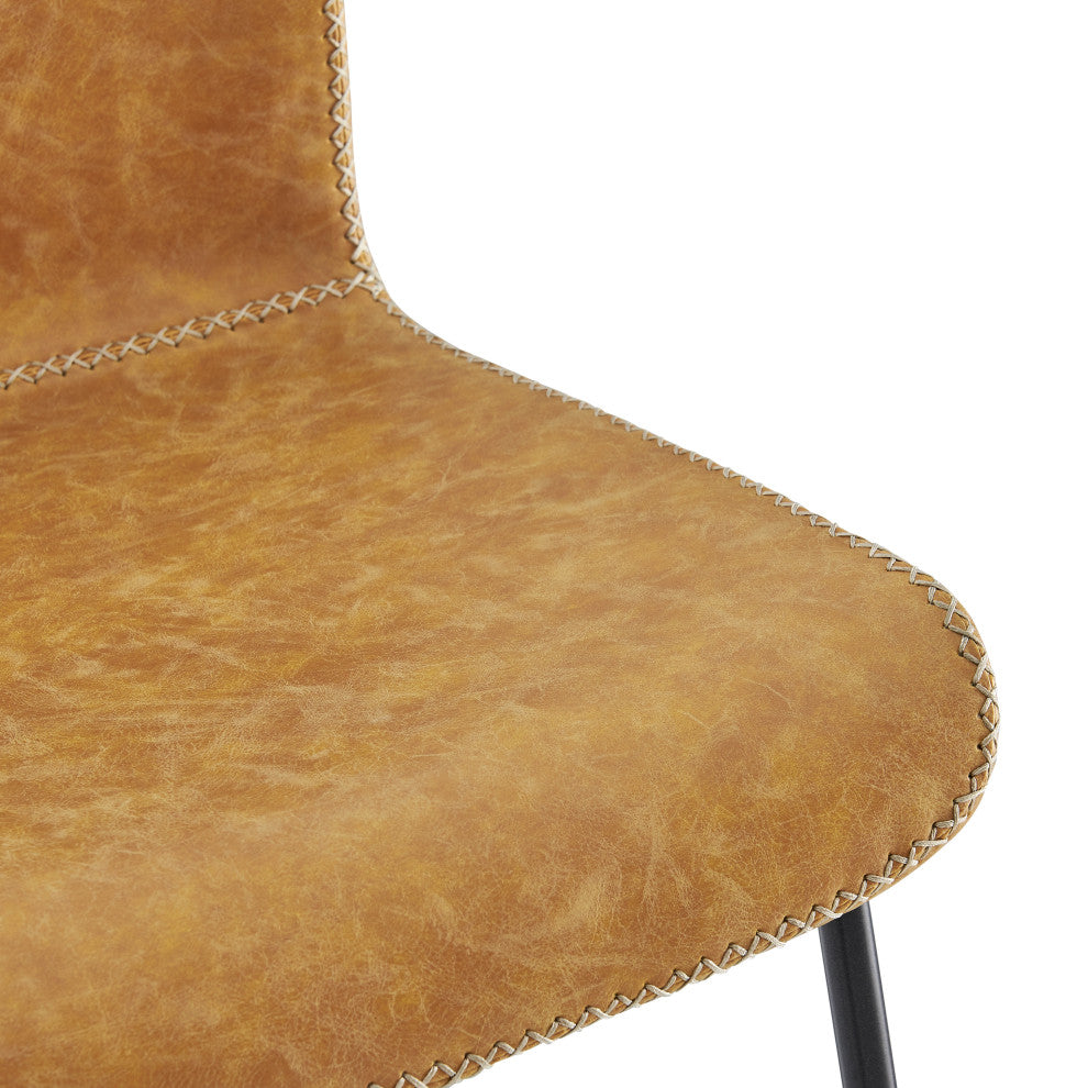 Jayden PU Counter Stool, Vintage Cedar