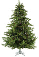 7.5' Virginia Fir Christmas Tree With Multi-Color LED String Lighting