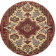 Ahgly Company Indoor Round Traditional Area Rugs, 3' Round