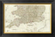 "England and Wales (Southern section), 1790"  by John Rocque, 26x18"