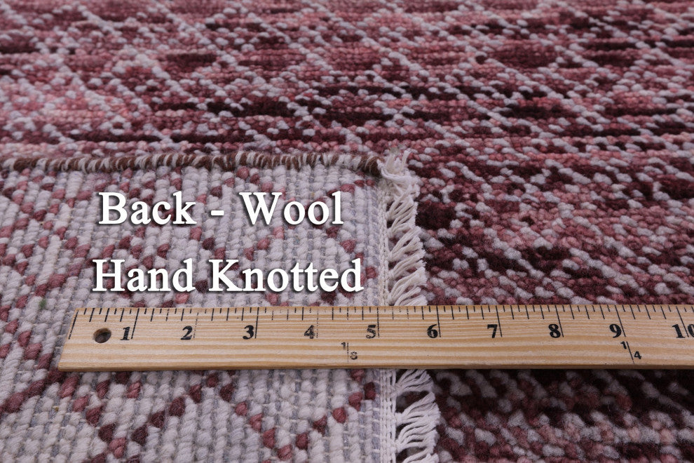 9' 2" X 12' 0" Hand Knotted Savannah Grass Wool Rug - Q13418