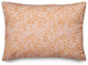 Orange Dainty Floral 20x14 Spun Poly Pillow