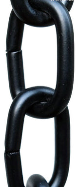 Black Large Aluminum Link Rain Chain With Installation Kit, 15'