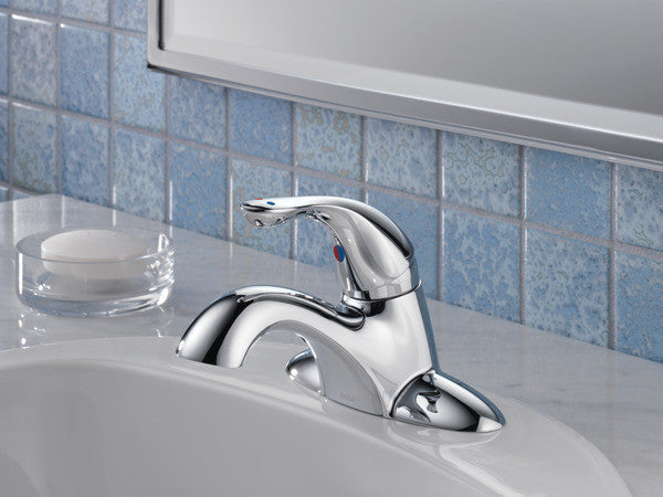 Delta HDF Single Handle Centerset Lavatory Faucet, Chrome, 523LF-HDF