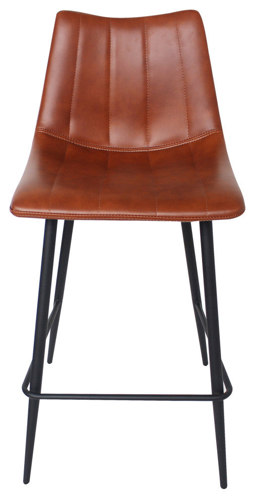 Alibi Counter Stool Brown, Set of 2