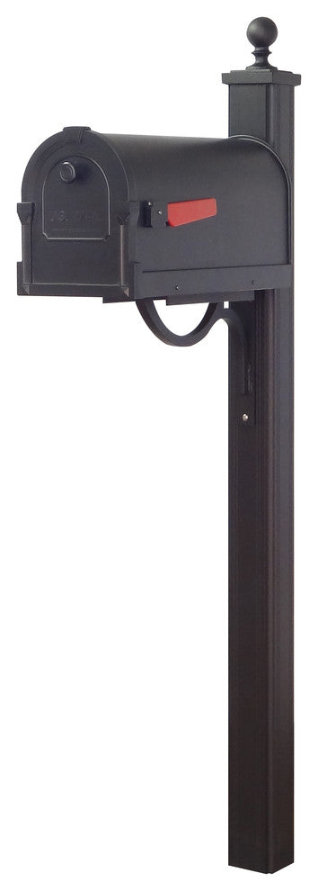 Savannah Curbside Mailbox with Main Street Mailbox Post