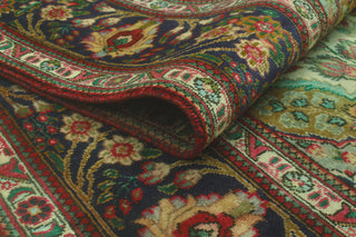 Fine Vintage Distressed Clyde Red/Navy Rug, 8'2 x 11'4