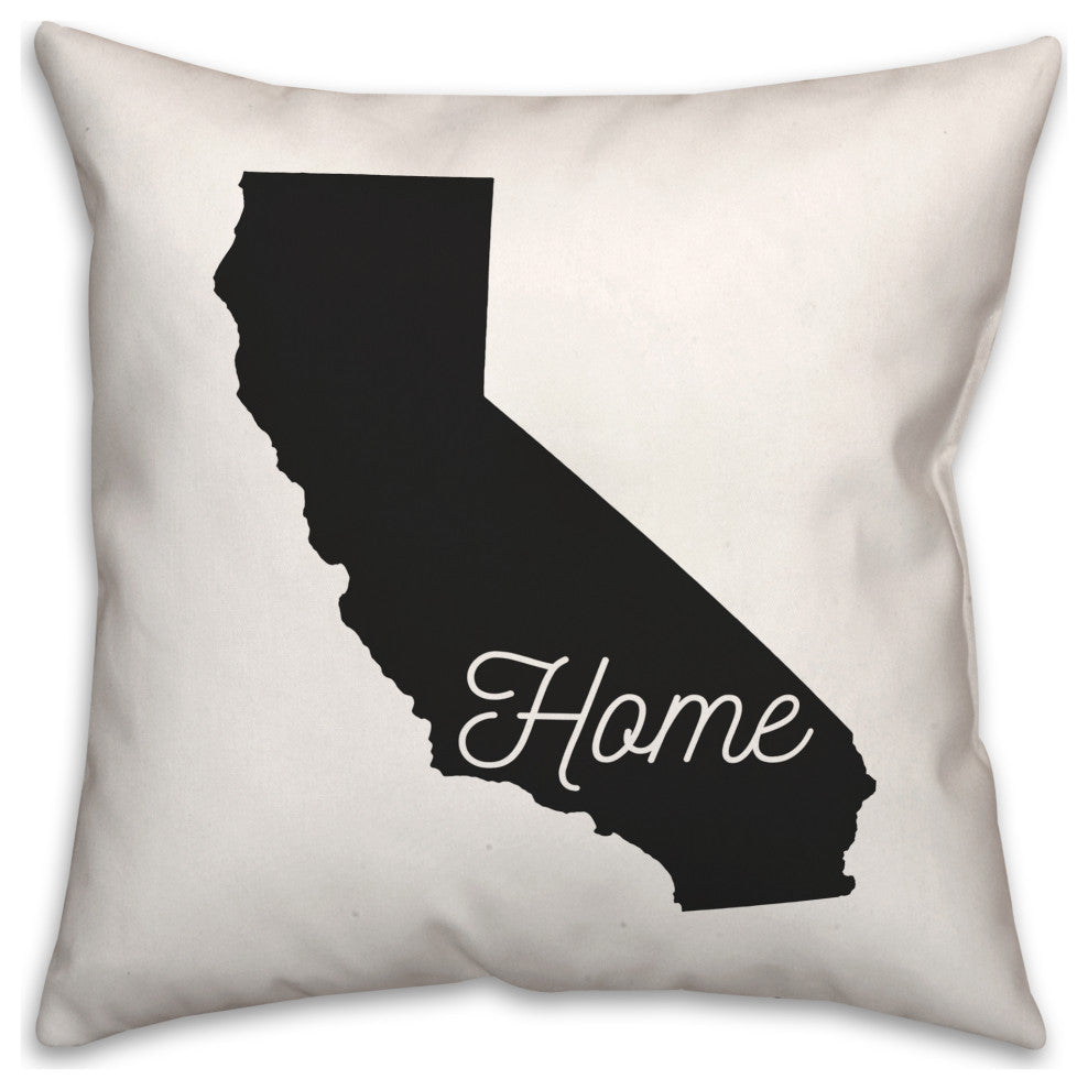 California Home 18x18 Spun Poly Pillow